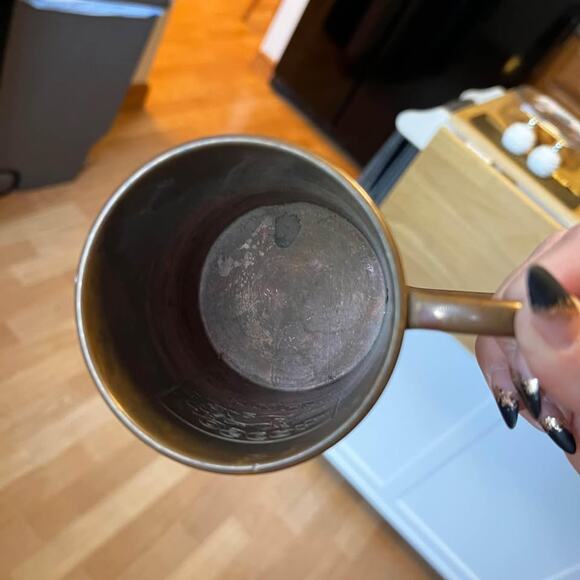 Single Vintage Paykoc Copper Moscow Mule Mug with Mule Logo, Vintage Copper - Picture 7 of 10